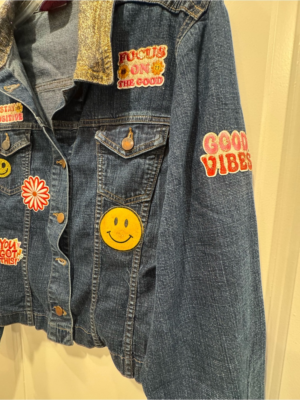 Denim Patchwork Jacket - Picture 4 of 7